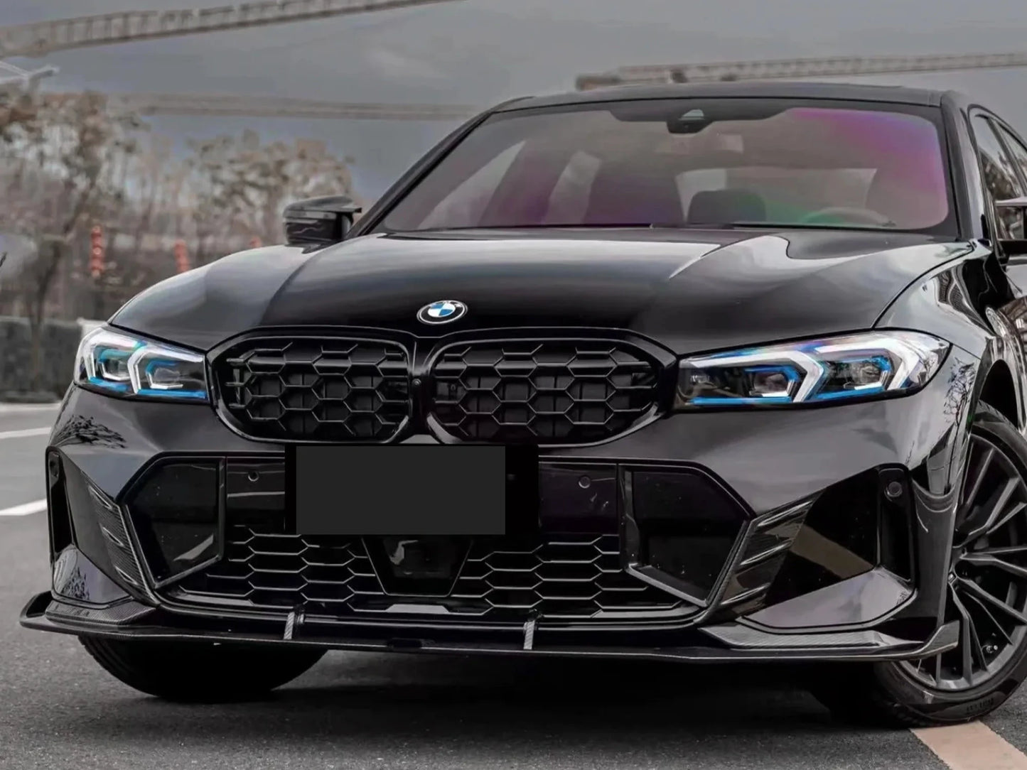 BMW G2X LCI Carbon Fiber Front lip V2