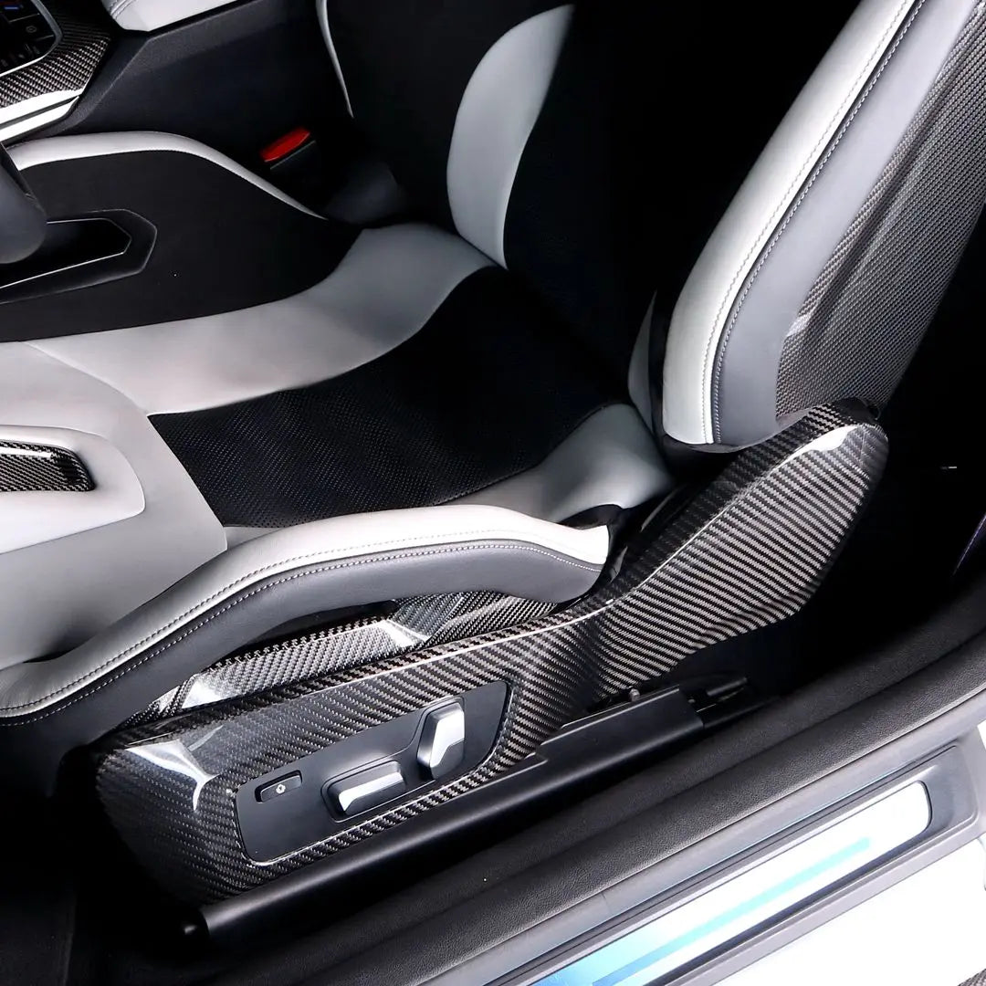 BMW G8X M3/M4 Carbon Fiber Side Seat Cover